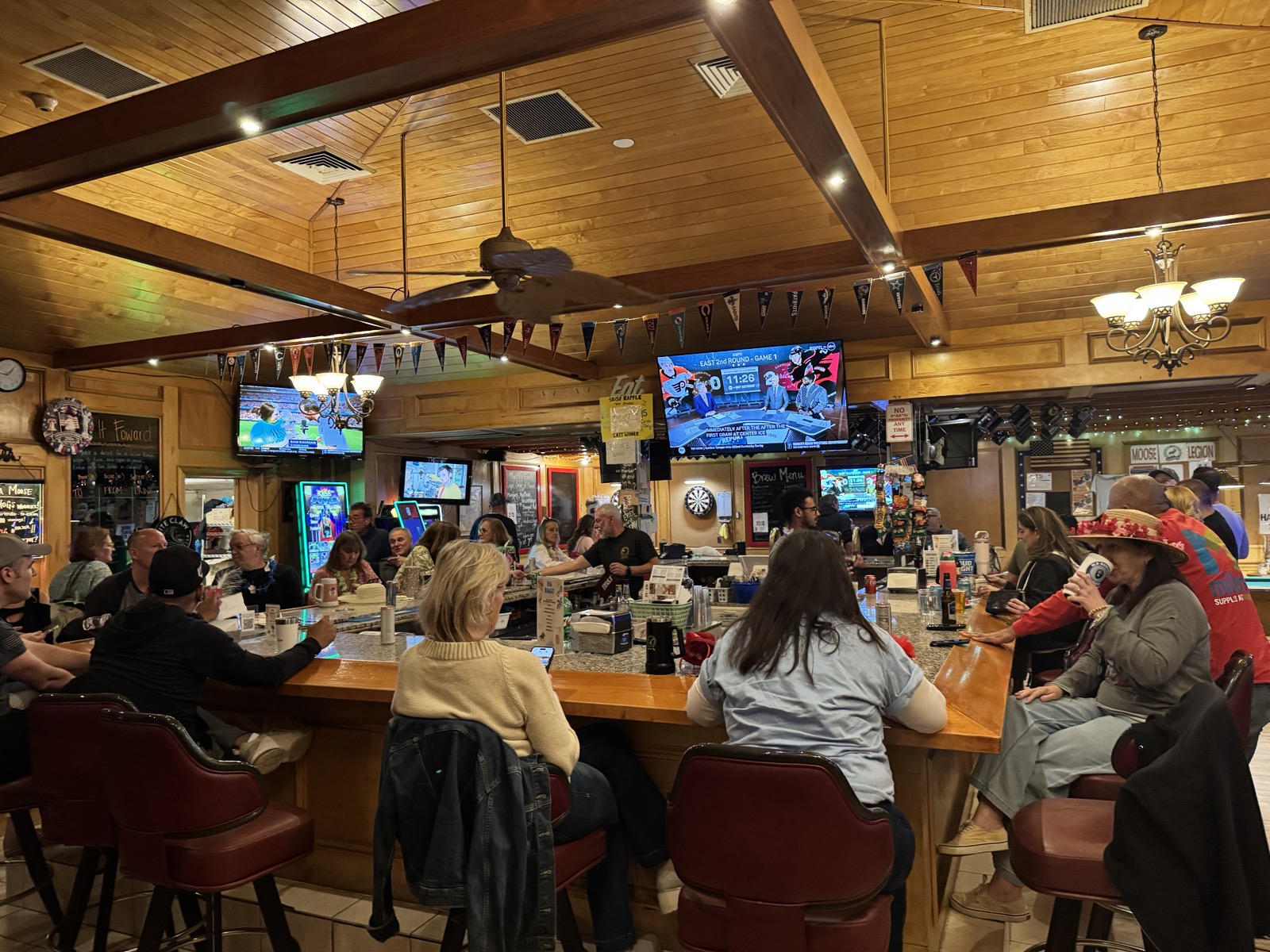 Lodge Social Quarters and TVs