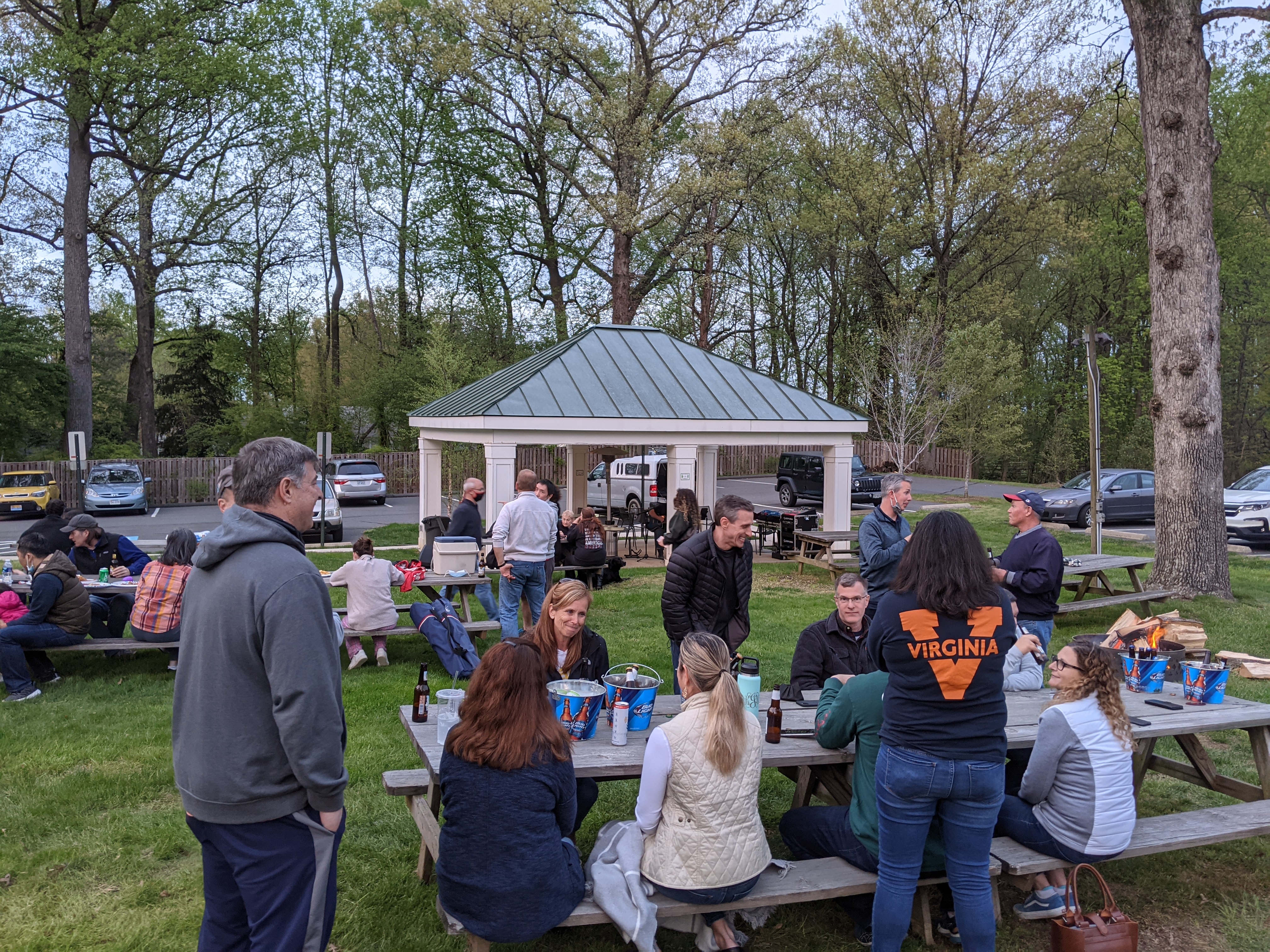 Outside event on the lodge grounds