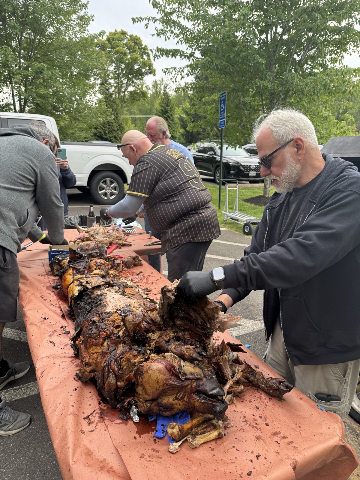 Lodge chefs preparing food